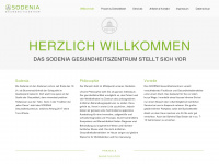sodenia-gesundheitszentrum.com Webseite Vorschau