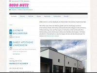 metz-stukkateurmeisterbetrieb.de Webseite Vorschau