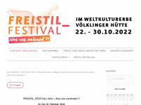 freistil-festival-saar.de Webseite Vorschau