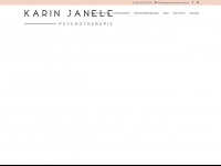 psychotherapie-janele.at Webseite Vorschau