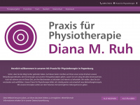 physiotherapie-ruh.de Webseite Vorschau