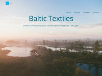 baltictextiles.lv Webseite Vorschau