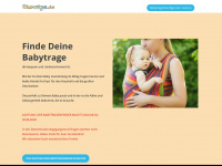 babytragenfinder.de Webseite Vorschau