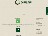 carolamissall.de Webseite Vorschau
