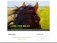 care-for-me.eu Webseite Vorschau
