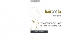 hairandfaceart.ch Webseite Vorschau