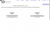 gastropraxis-rheinberg.de Webseite Vorschau