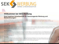 sek-werbung.de Webseite Vorschau