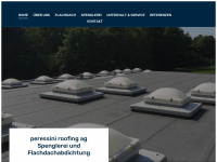 peressini-roofing.ch Webseite Vorschau