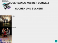 bandforyou.ch Webseite Vorschau