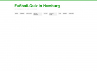 fussballquiz-hamburg.de Webseite Vorschau
