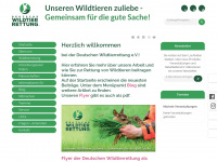 deutsche-wildtierrettung.de Webseite Vorschau