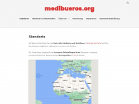 medibueros.org Webseite Vorschau