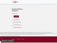 berufsrecht-handbuch.de Webseite Vorschau