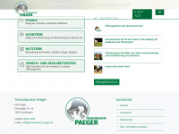 tierarztpraxis-paeger.de Webseite Vorschau