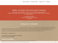 matilda-laden.at Webseite Vorschau