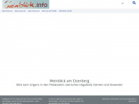 weinblick.info Webseite Vorschau