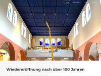 100jahre-herzjesu-wiedikon.ch Webseite Vorschau