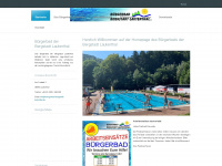 buergerbad-lautenthal.de Webseite Vorschau