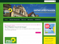 gruene-stadthagen.de Webseite Vorschau