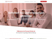personal-werben.de Webseite Vorschau