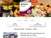 genussundzeit.at Webseite Vorschau