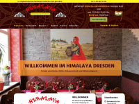 himalaya-dresden.de Webseite Vorschau