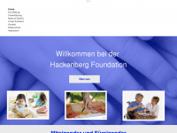 hackenberg-foundation.de Webseite Vorschau
