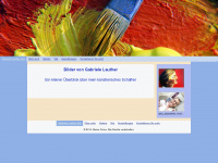 glauther-arts.de Webseite Vorschau