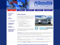 genuttis.info Webseite Vorschau