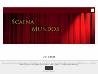 scaena-mundos.de Webseite Vorschau