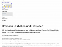 hofmann-erhalten-gestalten.com Webseite Vorschau