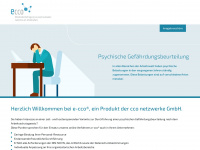 e-cco.de Webseite Vorschau