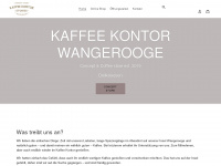 kaffeekontor-wangerooge.de Webseite Vorschau