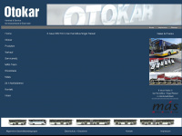 otokar-bus.de Webseite Vorschau