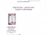 cystus-pandalis.de Webseite Vorschau