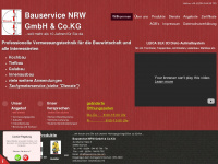 bauservice-nrw.com Webseite Vorschau