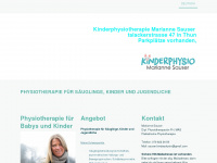 kidsphysio.ch Webseite Vorschau