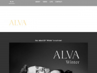 alva-band.com Webseite Vorschau
