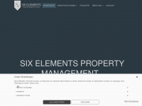 six-elements.ch Webseite Vorschau