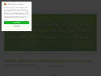 zahnarztpraxis-rosenau.de Webseite Vorschau