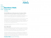 praxishaus-vitalis.ch Webseite Vorschau