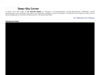 deepskycorner.ch Webseite Vorschau