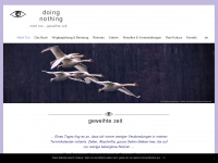 doingnothing.de Webseite Vorschau