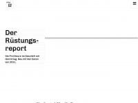 rüstungsreport.ch Webseite Vorschau