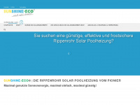 sunshine-eco.com Webseite Vorschau