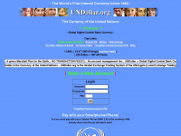 undollar.org Webseite Vorschau