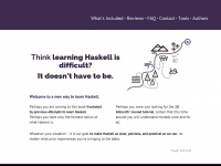 haskellbook.com Webseite Vorschau