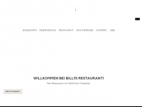 billis-restaurant.de Webseite Vorschau