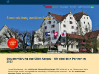 taxaargau.ch Webseite Vorschau